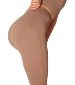 NUX High Waisted Mesa Yoga Leggings Dune -Pranty Yoga Shop 6611849183275 dune 5a