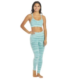 NUX Hand-Dye Levitate Yoga Sports Bra Blue Ripple -Pranty Yoga Shop 6611852492843 blueripple 4a