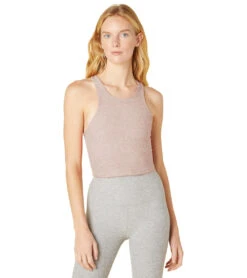 Beyond Yoga Focus Cropped Tank -Pranty Yoga Shop 6612261437483 chai 1a