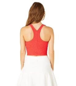 Beyond Yoga Focus Cropped Tank -Pranty Yoga Shop 6612261503019 redflowerscarlet 3a