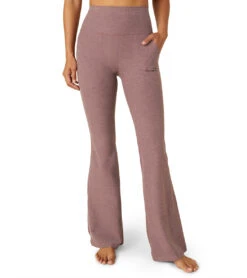 Beyond Yoga Spacedye All Day Flare High Waisted Pant Sienna Brown Heather -Pranty Yoga Shop 6612313210923 siennabrownheather