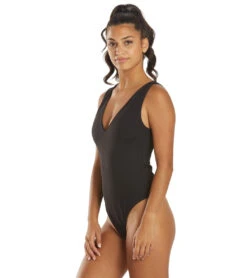 Free People Keep It Sleek Bodysuit Black -Pranty Yoga Shop 6613005205547 black 5a