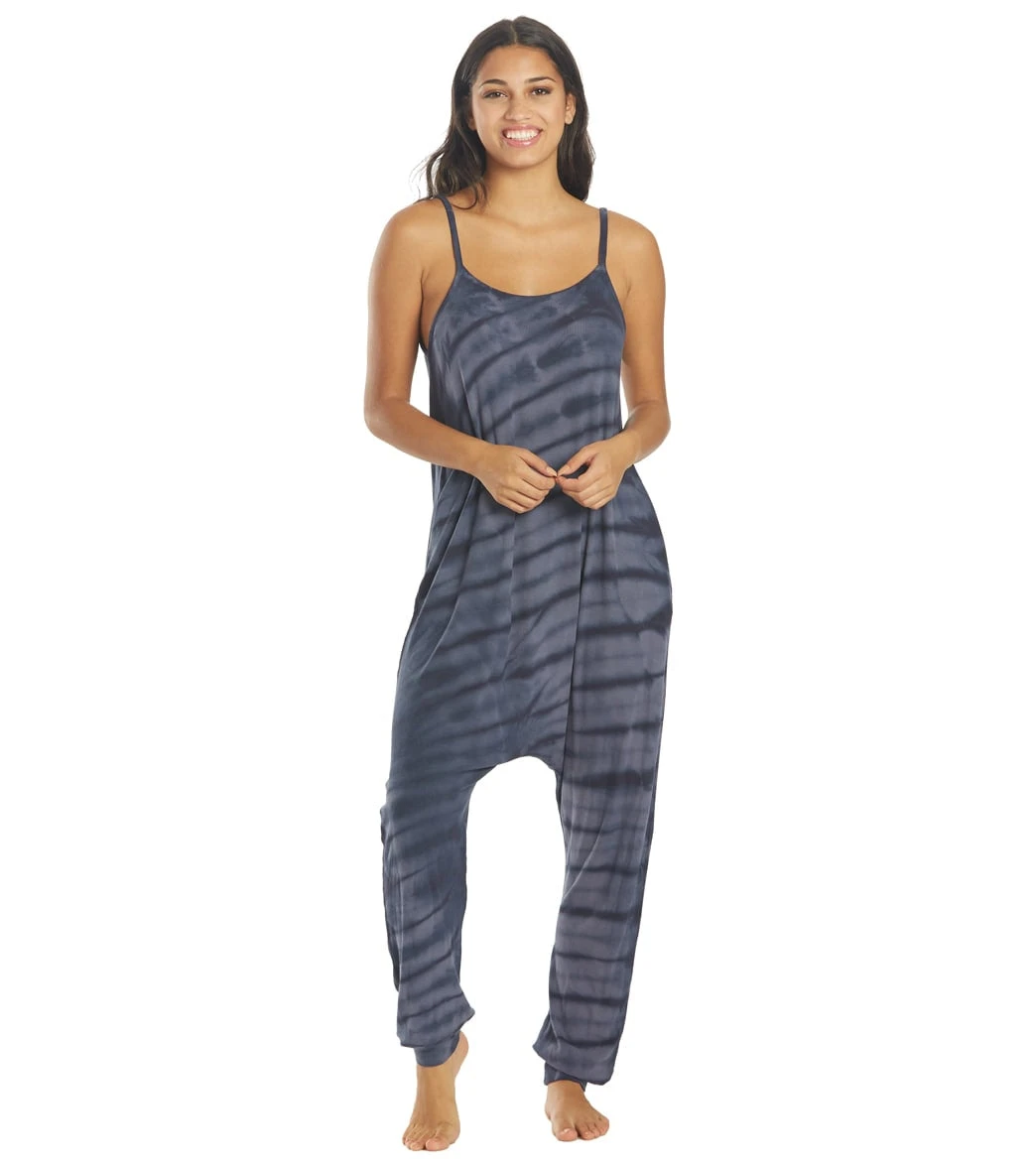 Spiritual Gangster Harem Jumpsuit Steel Tie Dye 5 Spiritual Gangster Harem Jumpsuit Steel Tie Dye - Image 3