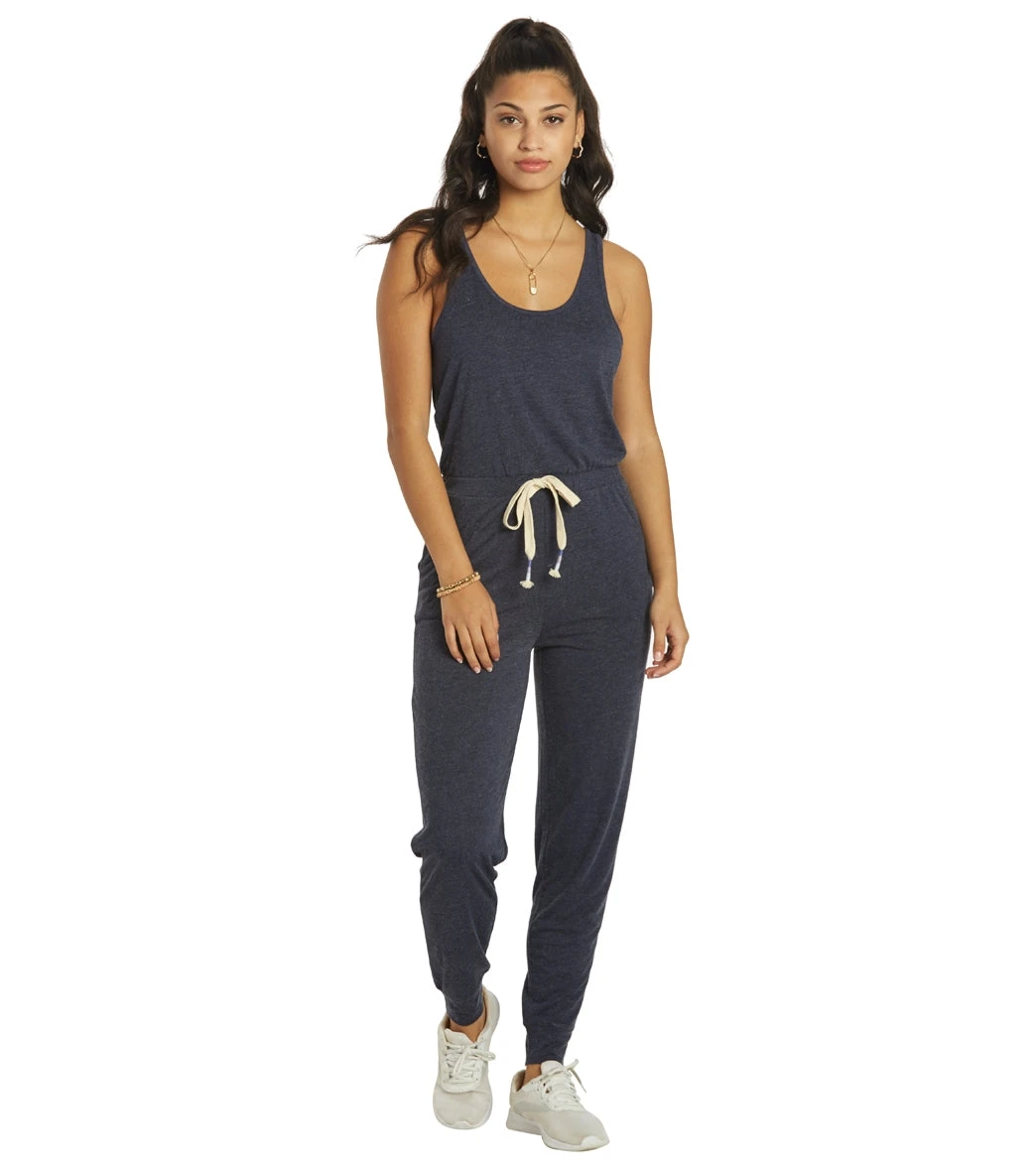 Spiritual Gangster Perfect Lounge Jumpsuit Heather Night 5 Spiritual Gangster Perfect Lounge Jumpsuit Heather Night - Image 3