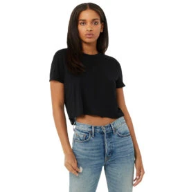 Bella + Canvas The Crop Tee 16 Bella + Canvas The Crop Tee -Pranty Yoga Shop 6646906060843 black