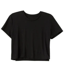 Bella + Canvas The Crop Tee 15 Bella + Canvas The Crop Tee -Pranty Yoga Shop 6646906060843 black 4a