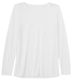 Bella + Canvas Daily Long Sleeve Tee White -Pranty Yoga Shop 6646906585131 white 4a