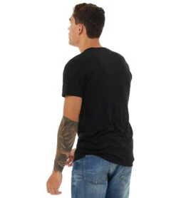 Bella + Canvas Sueded Airlume Crew Tee -Pranty Yoga Shop 6646908125227 black 3a