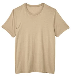 Bella + Canvas Sueded Airlume Crew Tee -Pranty Yoga Shop 6646908190763 driftwood 4a