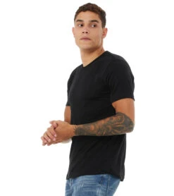 Bella + Canvas Triblend Crew Tee Solid Black Triblend