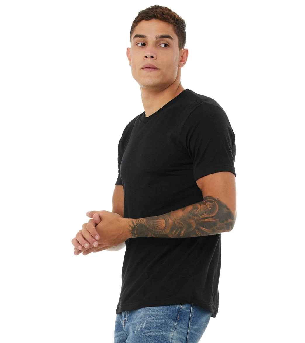 Bella + Canvas Triblend Crew Tee Solid Black Triblend 3 Bella + Canvas Triblend Crew Tee Solid Black Triblend