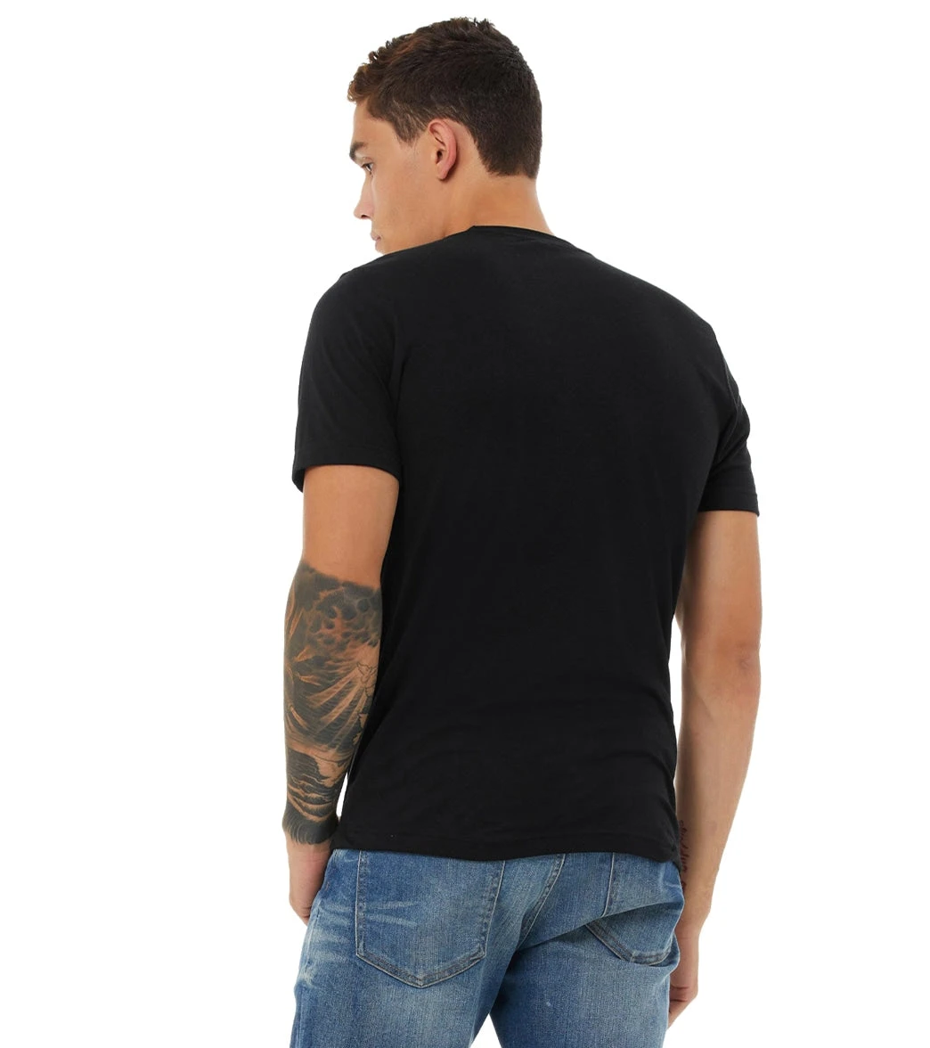 Bella + Canvas Triblend Crew Tee Solid Black Triblend 4 Bella + Canvas Triblend Crew Tee Solid Black Triblend - Image 2