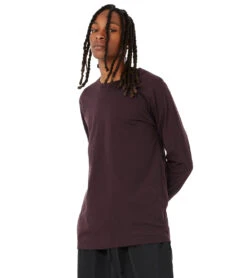 Bella + Canvas Sueded Airlume Long Sleeve Tee Java -Pranty Yoga Shop 6646909894699 java