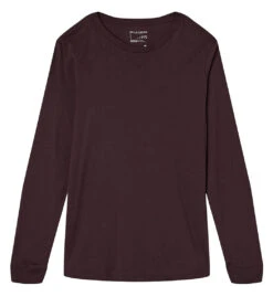 Bella + Canvas Sueded Airlume Long Sleeve Tee Java -Pranty Yoga Shop 6646909894699 java 4a