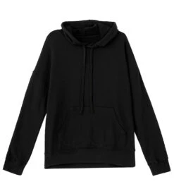 Bella + Canvas DTM Street Hoodie Black -Pranty Yoga Shop 6646910943275 black 4a 1