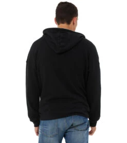 Bella + Canvas Total Zip Hoodie -Pranty Yoga Shop 6646911238187 black 3a