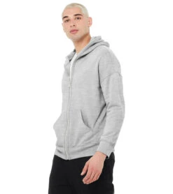 Bella + Canvas Total Zip Hoodie -Pranty Yoga Shop 6646911336491 athleticheather 2a