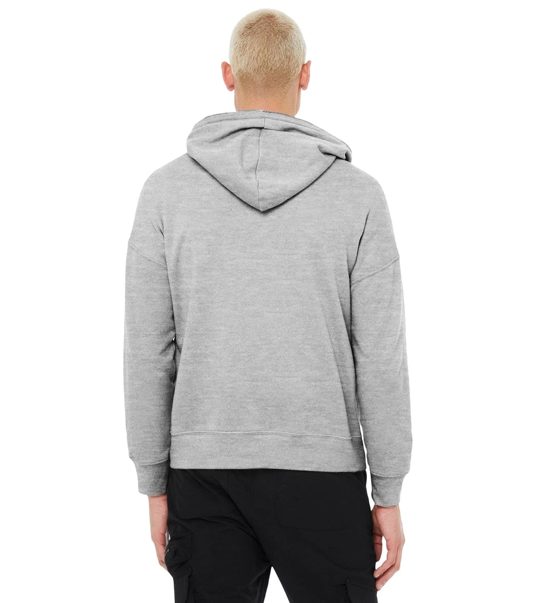 Bella + Canvas Total Zip Hoodie Athletic Heather 4 Bella + Canvas Total Zip Hoodie Athletic Heather - Image 2