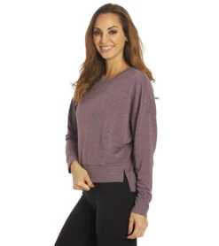 Marika Tammy After Yoga Pullover -Pranty Yoga Shop 6653609738283 heatherblackberrywine 5a