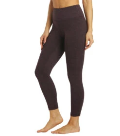 Marika High Waisted Printed Leggings -Pranty Yoga Shop 6653613932587 heatherwildplum 5a