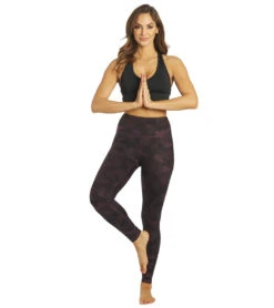 Balance Collection Contender Lux 27" Yoga Leggings Wild Plum Floral Outline -Pranty Yoga Shop 6653614882859 wildplumfloraloutline 4a