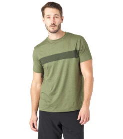 Glyder Ionian Tee Green Melange 11 Glyder Ionian Tee Green Melange -Pranty Yoga Shop 6658646999083 greenmelange