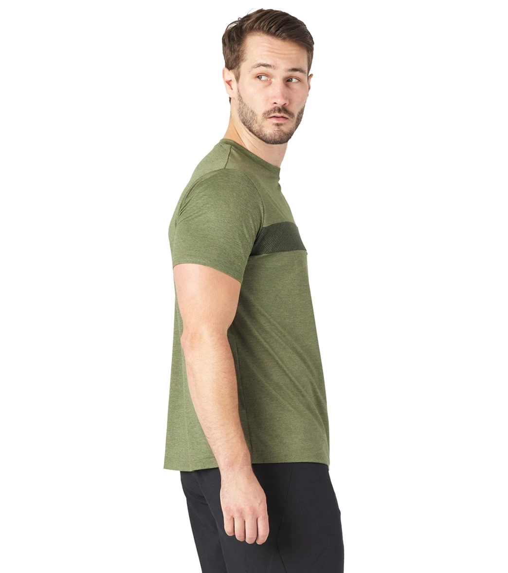 Glyder Ionian Tee Green Melange 3 Glyder Ionian Tee Green Melange