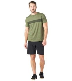 Glyder Ionian Tee Green Melange 9 Glyder Ionian Tee Green Melange -Pranty Yoga Shop 6658646999083 greenmelange 4a