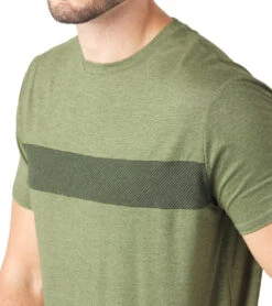 Glyder Ionian Tee Green Melange 10 Glyder Ionian Tee Green Melange -Pranty Yoga Shop 6658646999083 greenmelange 5a