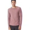 Glyder Relax Henley -Pranty Yoga Shop 6658649292843 mauve 1a