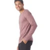 Glyder Relax Henley Mauve -Pranty Yoga Shop 6658649292843 mauve 2a 1