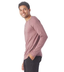 Glyder Relax Henley -Pranty Yoga Shop 6658649292843 mauve 2a