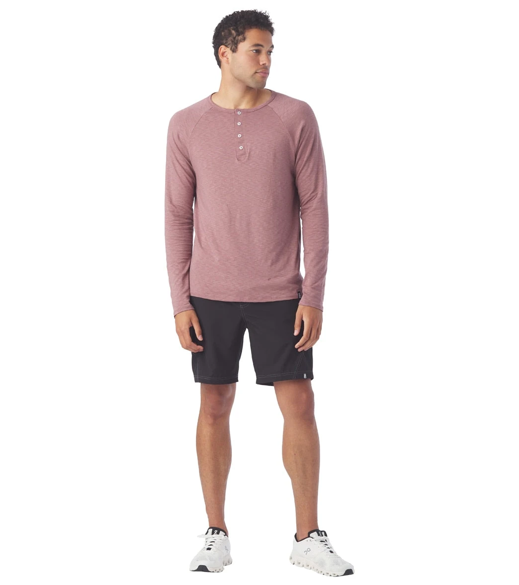 Glyder Relax Henley Mauve 5 Glyder Relax Henley Mauve - Image 3