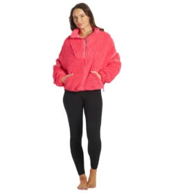 Free People Nantucket Fleece Pullover Malibu -Pranty Yoga Shop 6672254599211 malibu 4a