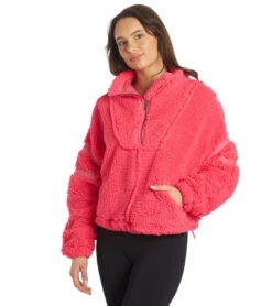 Free People Nantucket Fleece Pullover Malibu -Pranty Yoga Shop 6672254599211 malibu 5a