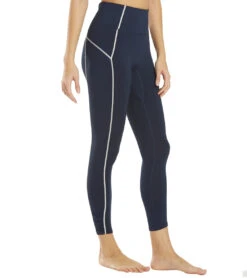 Free People Ashford You're A Peach Leggings Deepest Navy