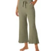 Beyond Yoga Free Flow Wide Leg Cropped Pant Cement