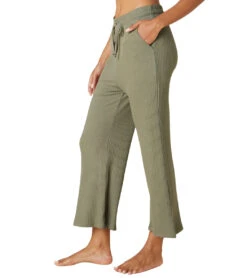 Beyond Yoga Free Flow Wide Leg Cropped Pant Cement -Pranty Yoga Shop 6688186368043 cement 4a