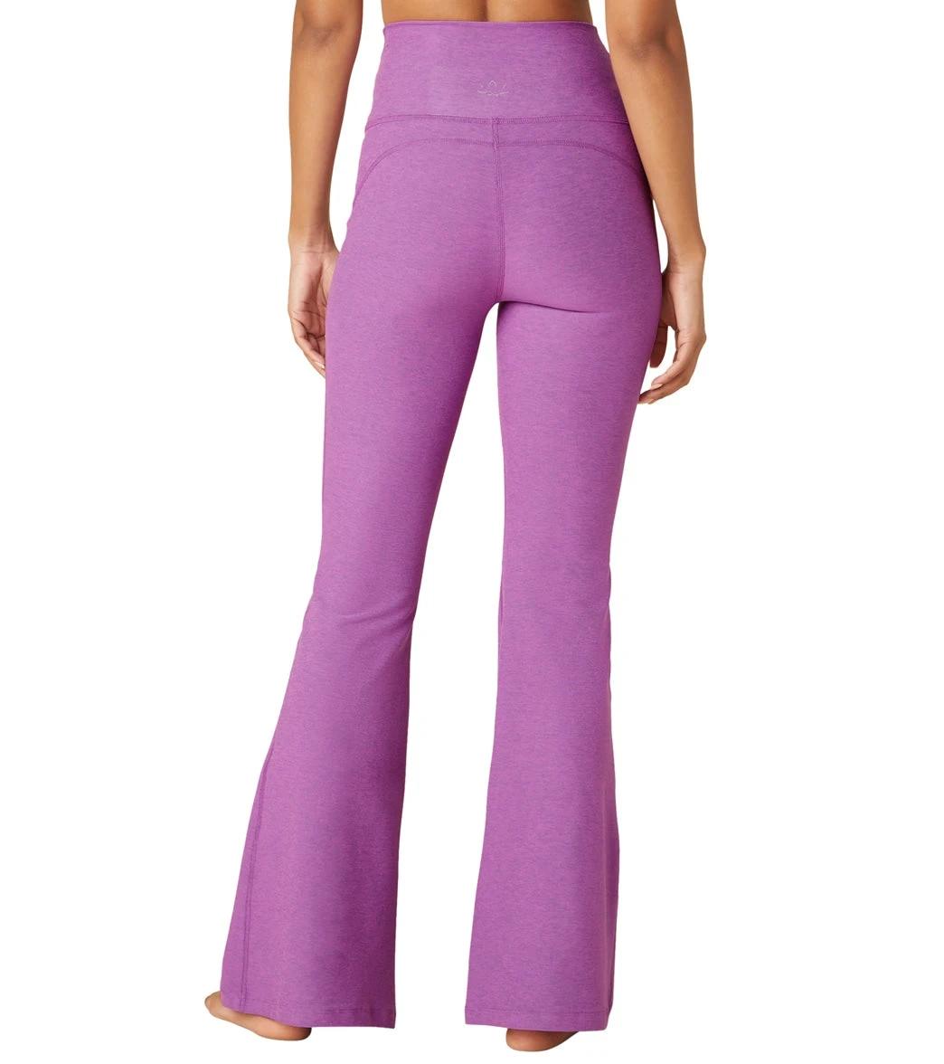Beyond Yoga Spacedye All Day Flare High Waisted Pant Bright Iris Heather 4 Beyond Yoga Spacedye All Day Flare High Waisted Pant Bright Iris Heather - Image 2