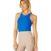 Beyond Yoga Focus Cropped Tank Wayfinder Blue-Wave