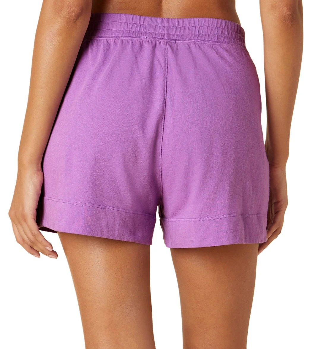 Beyond Yoga Sweat Set Boyfriend Short Washed Bright Iris 4 Beyond Yoga Sweat Set Boyfriend Short Washed Bright Iris - Image 2