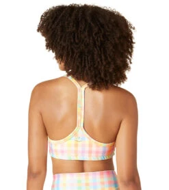 Beyond Yoga T-Back Luxe Bra -Pranty Yoga Shop 6688793821227 pastelgingham 3a