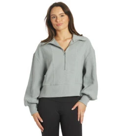Varley Ramona Half Zip Quarry -Pranty Yoga Shop 6707204456491 quarry