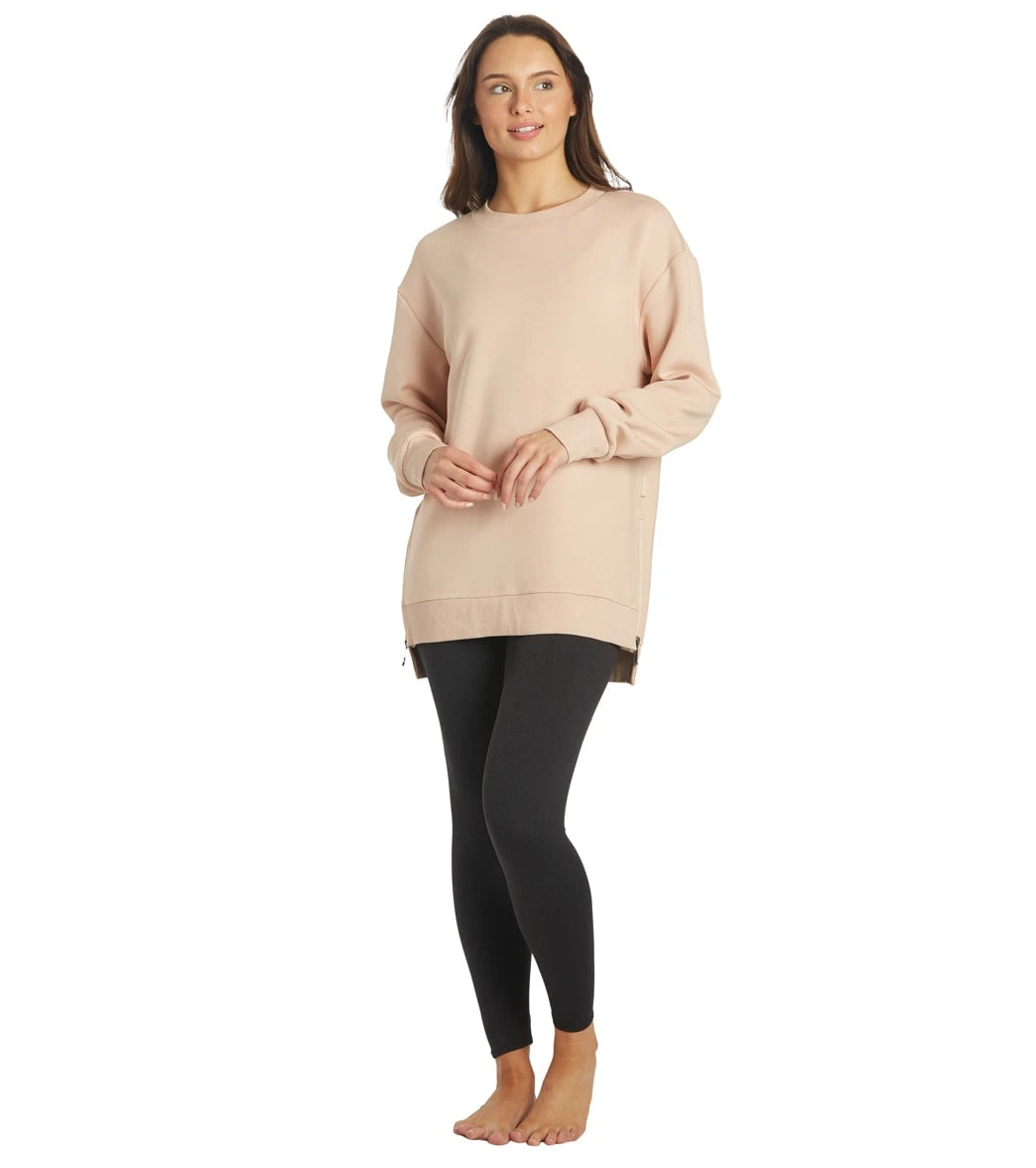 Varley Charter Sweatshirt Rose Dust 5 Varley Charter Sweatshirt Rose Dust - Image 3