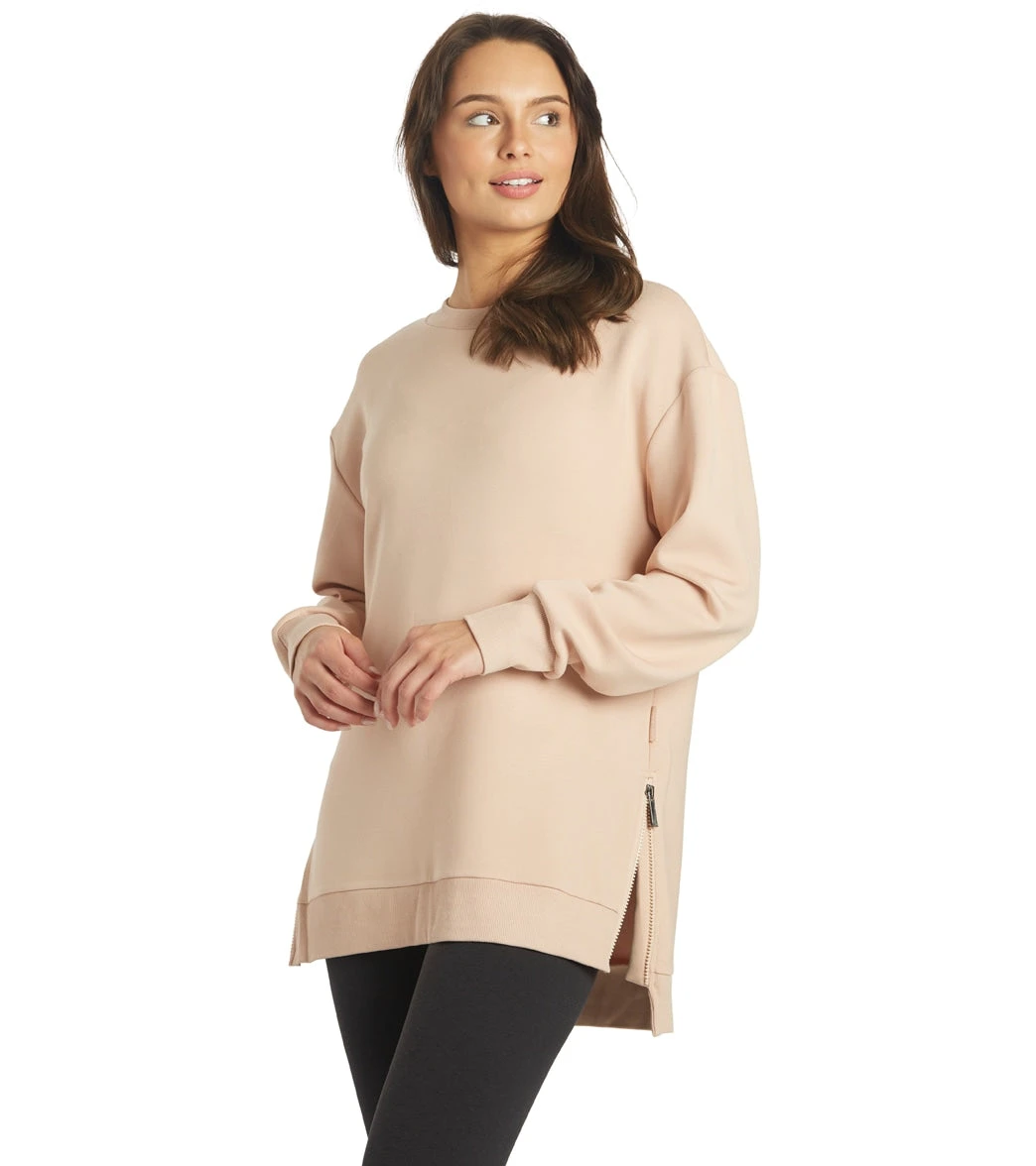 Varley Charter Sweatshirt Rose Dust 6 Varley Charter Sweatshirt Rose Dust - Image 4