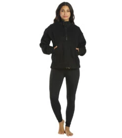 All Fenix Coco Zip Sweater -Pranty Yoga Shop 6710801432619 black 4a