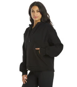 All Fenix Coco Zip Sweater -Pranty Yoga Shop 6710801432619 black 5a