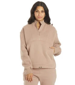 All Fenix Coco Zip Sweater -Pranty Yoga Shop 6710801498155 latte 1a