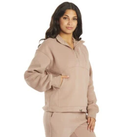 All Fenix Coco Zip Sweater -Pranty Yoga Shop 6710801498155 latte 2a