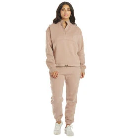 All Fenix Coco Zip Sweater -Pranty Yoga Shop 6710801498155 latte 4a